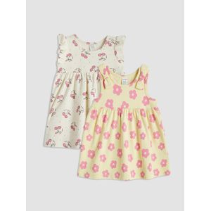 LC Waikiki Patterned Baby Girl's 2 Pack Dress