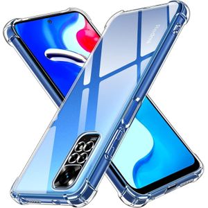 متوافق مع شاومي ريدمي Note 11 - Note 11s غطاء شفاف مقاوم للصدمات