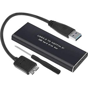 ار جي بي اس - M. 2 USB 3.0 إلى عامل الشكل من الجيل التالي NGFF SSD ساتا، محول لنظام ويندوز 10 / 8/ 7 (5 جيجابت في الثانية)