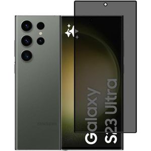 Privacy screen protector against spying for Samsung Galaxy S23 Ultra 5G, 9H hardness, anti-spy, scratch-resistant, privacy screen protector