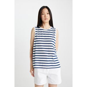 Defacto Woman Crew Neck Regular Fit Athlete - Indigo