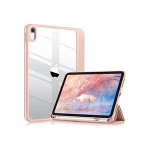 غطاء لجهاز iPad من الجيل العاشر مع حامل قلم (الجانب الأيمن) مقاس 10.9 بوصة - وردي