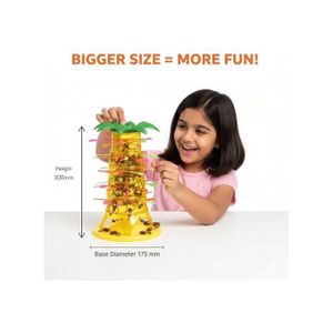 Skip Monkeys Kids Game with Monkey Game Pieces, Sticks and Game Unit, Easy-to-Learn, 3+, 2 to 4 Players