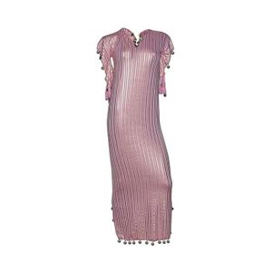 Oriental Jalabeeh Nancy Lycra Suit pink X gold