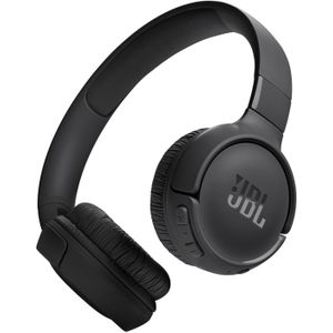 JBL Tune 520BT Wireless On-Ear Headphones, Pure Bass Sound, 57H Battery with Speed Charge, Hands-Free Call Voice Aware, Multi-Point Connection, Foldable - Black