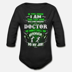 Baby Printed Bodysuit - Black