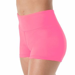 OVIGILY Child High Waisted Dance Shorts For Girls Spandex