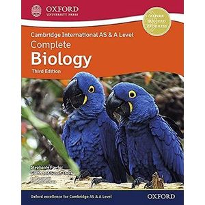 Cambridge International AS & A Level Complete Biology : With Website Link Third Edition ,Ed. :3