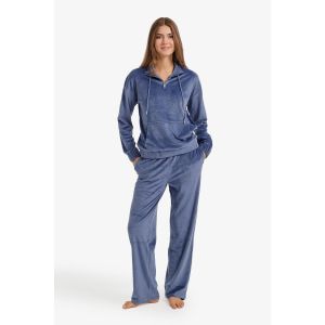 Carina Half-Zip Pyjama Set