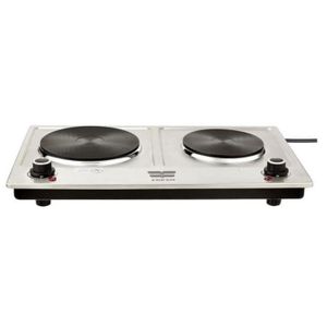 Fresh Hot Plate 2500W 2 Burner Stainless Steel EC01-2HP 