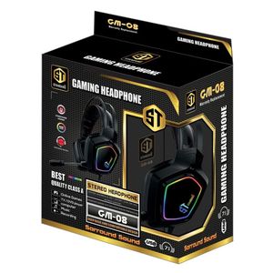 Standard GM08 Wired RGB Gaming Headset – 7.1 Surround Sound USB Stereo Headphones