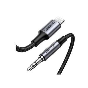 Ugreen Lightning to 3.5 mm Cable 1M Apple Mfi Certified 3.5 Headphone Jack Adapter Male Aux Stereo Audio Cable Compatible with iPhone SE 3,iPhone 13 Pro/13 Pro Max/13/13 mini