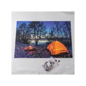 Outdoor Camping Jigsaw Puzzle – 1000 Pieces, 70x50 cm