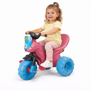 Kid Magic Rider Kids Motorcycle Tricycle – Wide Wheels, Comfortable Seat & Durable Design – Pink & Blue