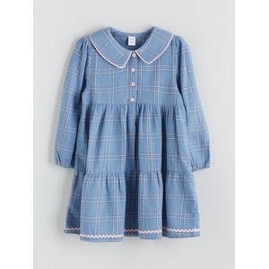 LC Waikiki Peter Pan Collar Layered Girl's Dress