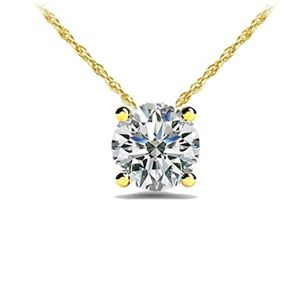 3Diamonds Women Gold Plated Solitaire Like Cubic Zirconia Inlaid Pendant Necklace