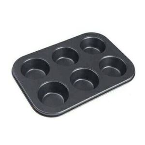 Non-stick Muffin, Cupcake Pan - 6 Slot