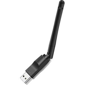 محول واي فاي USB بسرعة 150 ميجابت في الثانية، محول بطاقة شبكة لاسلكية RT5370 للكمبيوتر المكتبي واللابتوب وويندوز وماك او اس ولينكس وراسبيري باي/باي 2 3 4 زيرو وماج سيت بوكس، يباع بواسطة كواليتي فالي