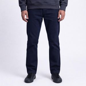 Chertex Navy Straight Fit Gabardine