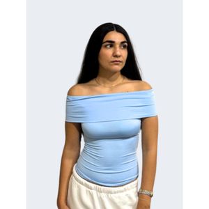 OUTDATED Off Shoulder - Light Blue