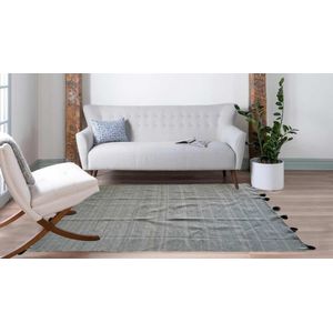 سجادة ، كيليم ،قطن 100٪ 300 * 170 سم ديكور يدوي متعدد الألوان