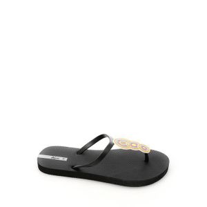 Dejavu Thong Toe Shape Comfy Flip Flop - Black