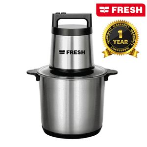 Fresh Pro Stainless Steel Chopper – 6L – 1500W – Dual 6 Stainless Steel Blades – 2 Speeds – Large Bowl – CH1500W 1 Year Warranty