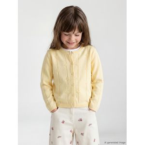 LC Waikiki Crew Neck Girl's Knitwear Cardigan