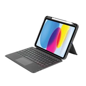 Sia  MagKeyboard 10th iPad 10th Generation Keyboard with Touchpad & Detachable Leather Cover