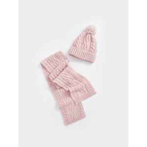 LC Waikiki Pom-Pom Girl's Scarf And Beanie
