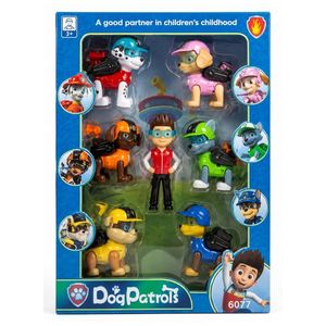 Dog Patrols Rescue Team Figure Set – 7 Pieces in One Box Action Figures for Kids Ages 3+Dog Patrols Rescue Team Figure Set – 7 Pieces in One Box Action Figures for Kids Ages 3+
