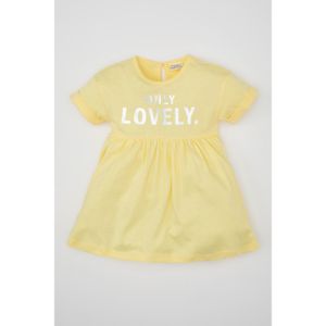 Defacto Girl Baby Printed Short Sleeve Dress