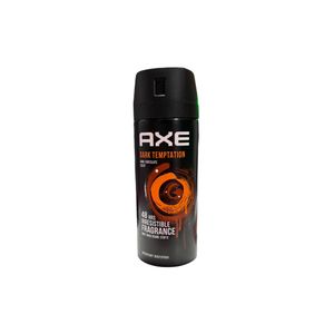 Axe سبراي مزيل عرق للجسم أكس دارك تمبتشن برائحة الشوكولاتة الداكنة للرجال، انتعاش يدوم حتى 48 ساعة