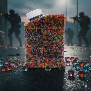 General ذخيرة جل بلاستر - 50,000 قطعة من كرات الجل المائية - آمنة وغير سامة, حجم 7-8 مم – متوافقة مع معظم جل البلاسترز – بوليمر عالي الامتصاص – مثالية للعب التكتيكي في الهواء الطلق – جاهزة للنقع والتحميل