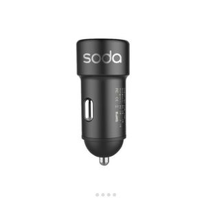 Soda Car Charger Fast Charging 3.1 A  / 2 Usb With  Micro Cable