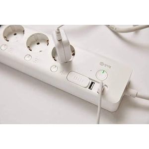 TCL  Korean Power Strip 4 Outlets with 2 USB Ports  16 Amp Imported