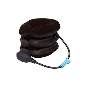 Cotton Neck Traction Pillow - Brown