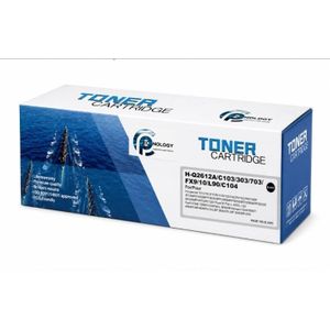PC TECHNOLOGY HP 12A Compatible Toner Cartridge (Q2612A) – High Quality Black Toner