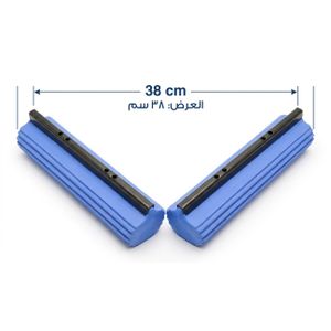 Gearonic 2 قطعه غيار ممسحة إسفنجية PVA سوبر ماص للمياه و الاتربه، عرض 38 سم