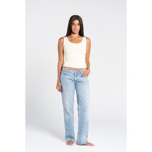 OUTDATED Tank Top Wide Neck - Butter Yellow