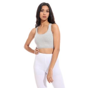 Mesery سوتيان رياضي كامل التغطية بدون أسلاك من ميزري للنساء - رمادي