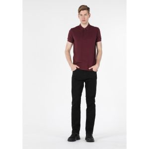 Colins Men SHORT SLEEVE POLO SHIRT BORDEAUX