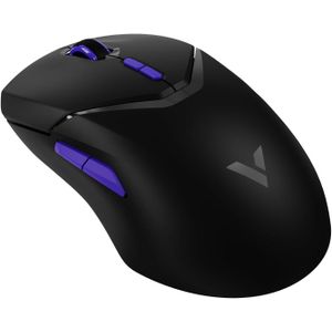 Rapoo VT9Pro4K Wireless Gaming Mouse, 3398 POWER Sensor, 26K DPI, 4K Target Rate Mouse, Sports-Grade Performance Gaming Mouse, Lightweight 68g, Long Battery Life, 10 Programmable Buttons, Black