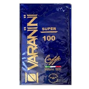 VARANïNï Whole Bean Coffee, Super 100, by Varanini, 100% Arabica, Medium Roast, Blend of Original Italian Coffee, Pack containing 1 kg of whole coffee beans.