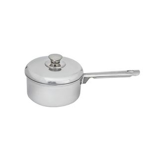 طقم طهي ألمنيوم إكستريم مع مقبض من الفولاذ المقاوم للصدأ - 3 طبقات - الحجم 14