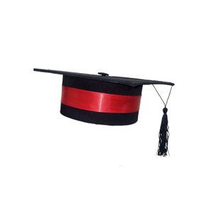 Graduation Cap - With Red Font