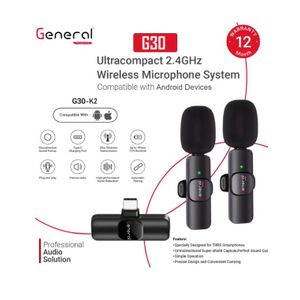 General Wireless G30 microphones Kit 2 (Type-C)