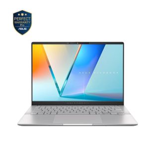 Asus لابتوب فيفو بوك S14 نحيف وخفيف الوزن شاشة 14.0 بوصة بدقة WUXGA 1920 - 1200معالج Intel Core Ultra 5 255H ذاكرة RAM سعة 16 جيجابايت قرص تخزين SSD سعة 512 جيجابايت بطاقة رسومات Intel Arc نظام تشغيل Windows 11 طراز S3407CA-LY065W لون فضي