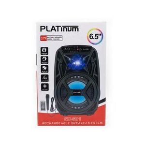 Platinum  Portable Bluetooth speaker with karaoke support and lighting