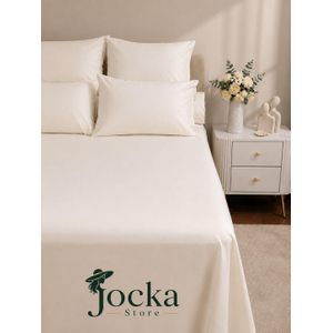 Jocka طقم ملاية قطن استك 100% بريميوم 3 قطع -   ناعم ومريح - ألوان ومقاسات متعددة_120 CM